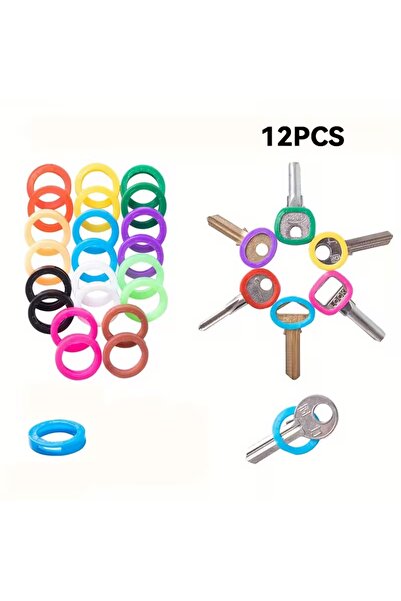 Choice Yellow 12pcs Colorful Silicone Key Covers | Animal & Heart Designs for...