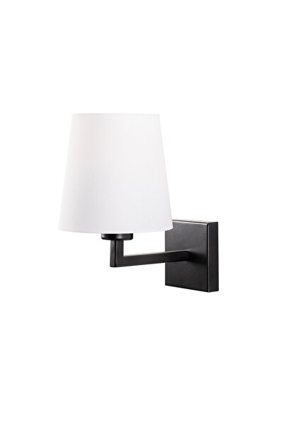 AmberLED Stylish Metal Body Single Sconce with Fuzzy Black E27 Compatible
