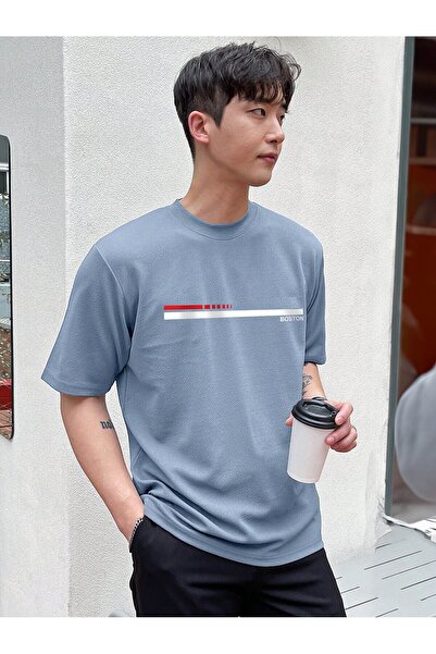 Gollinger Μπλουζάκι UNISEX με στάμπα και φαρδιά λαιμόκοψη EYAXD Sportwear Com...