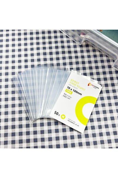 Choice 50pcs-70x100mm 50Pcs Korea Card Sleeves HD Clear Kpop Idol Card Protec...