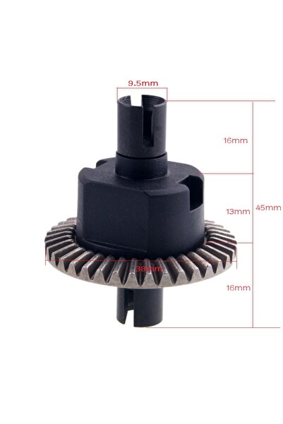 Choice 02024 High Hardness Steel Differential Gear Set for HSP 1/10 RC Car Fi...