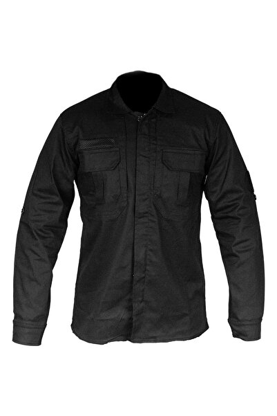 Safari AVM Siyah Outdoor Gabardin Gömlek