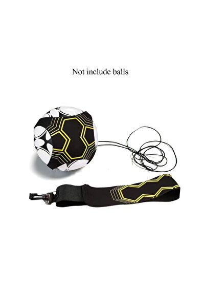 Choice Black Football Kick Trainer Soccer Training Aids Hands Free Throw Sole...