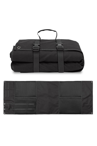 Choice حصيرة حمل معدات خارجية سوداء مقاس 200 × 75 سم - حصيرة تخييم ونزهات، قا...