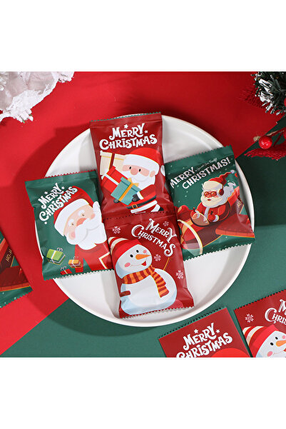 Choice 10x7cm Mix 100Pcs Hot Seal Christmas Candy Cookie Bags Handmade Nougat...