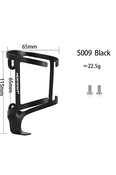 Choice حامل زجاجة ماء أسود خفيف الوزن للدراجات الهوائية، مناسب للدراجات الهوا...