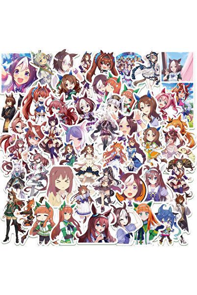choice2 بانداي 50 قطعة (10/30/50 قطعة) ملصقات أنمي أوما موسومي بريتي ديربي، م...