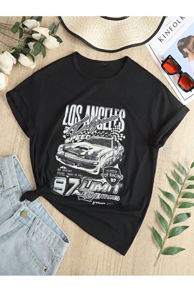 EYAX MODA TRICOU IMPRIMAT PENTRU FETE/BAIEȚI