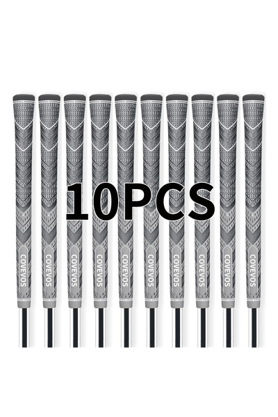 Choice مقابض نادي غولف Gray Standard10، مقبض هجين، مناسب لجميع الأحوال الجوية...