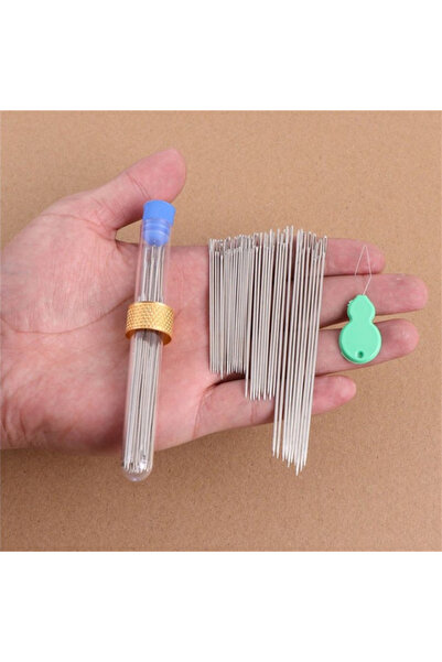 Choice combination 40 pieces of large hole and large eye sewing needles DIY t...