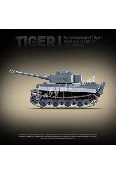 Choice No box bagged 100242 WW2 Military Panzer Tiger I Heavy Tank Panzerkamp...
