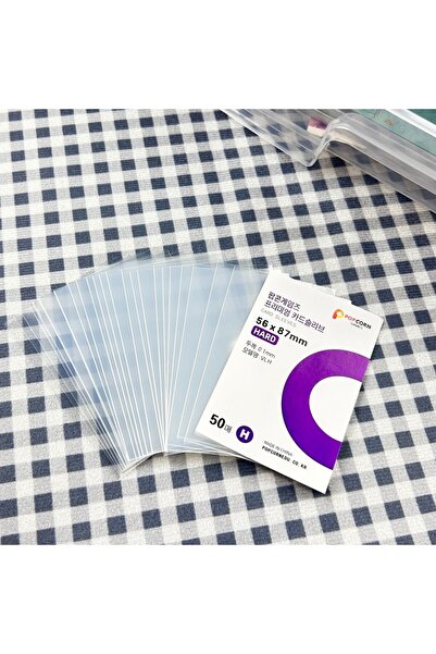 Choice 50pcs-56x87mm 50Pcs Korea Card Sleeves HD Clear Kpop Idol Card Protect...