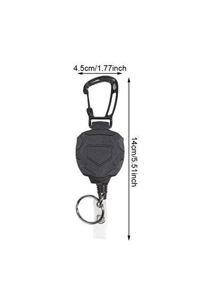 Choice1 buckle 1/2 PCS Badge Reel Clip Cover Bus Card Cover Case Retractable ...