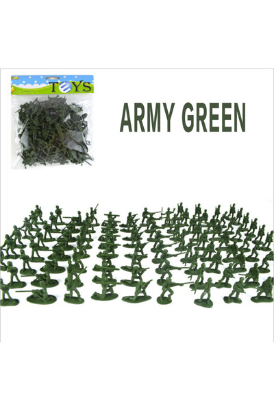 choice2 مجموعة جنود الجيش الأخضر العسكري، دلو بثلاثة ألوان اختيارية، جنود لعب...
