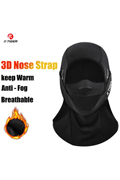 Choice قناع وجه كامل للدراجات الهوائية والنارية من إكس-تايجر، دافئ، مقاوم للر...