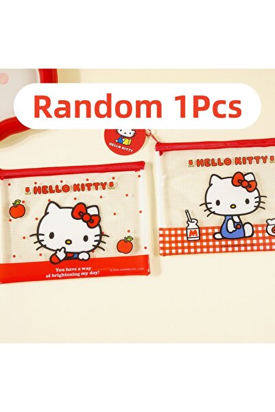 JOY TOP حقيبة مستندات أصلية من سانريو بتصميم كرتوني، مقاس A5، قطعة واحدة عشوا...