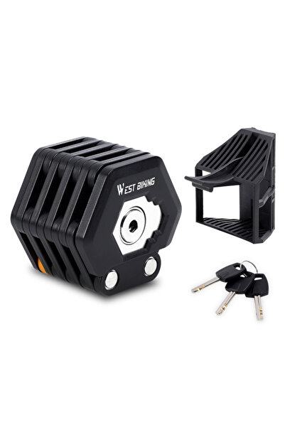 Choice قفل دراجة قابل للطي من ويست بايكينج، مصنوع من سبائك فولاذية، مقاوم للس...