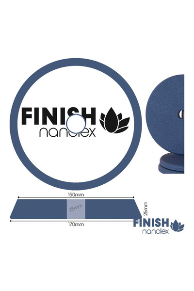 Nanolex Car Care Burete Polish Fin Nanolex Polishing Pad Finish, 170x25x150 D...
