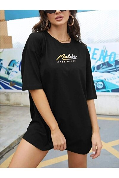 PERISENSE تي شيرت قطني ممشط كبير الحجم 100% قطن - تي شيرت صيفي مريح وفضفاض مط...