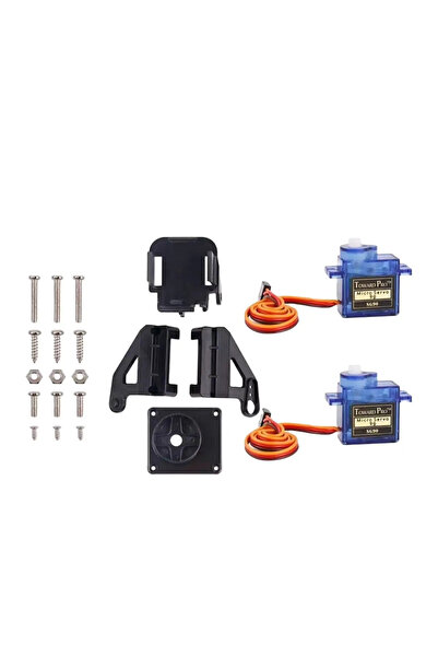 Choice قطعة واحدة - قطعتان من دعامة بلاستيكية SG90. محرك سيرفو دوار SG90 بزاو...