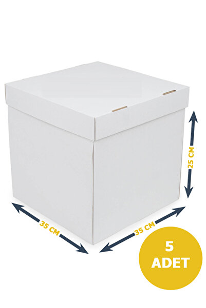 kutucum 5 ADET PASTA KUTUSU | 35 X 35 X 25 PASTA KUTUSU | OLUKLU MUKAVVA PAST...