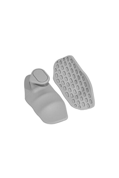 Choice زوج واحد من قفازات اللياقة البدنية الرمادية غير القابلة للانزلاق مع حم...