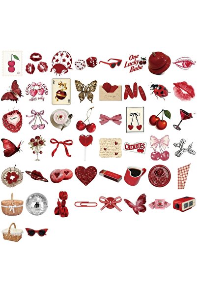 Choice1 50PCS 50/100PCS Y2K Aesthetic Cherry Girl Stickers, Laptop, Guitar, S...