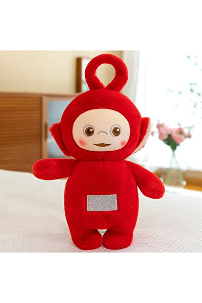 Miniso حقيبة حمراء، دمية تيليتابيز الكرتونية القطيفة، لعبة قطيفة، دمية لطيفة ...