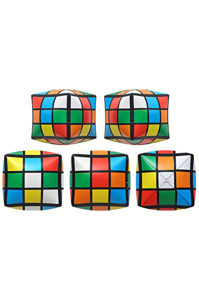 Choice Other 5 Pieces 5-Pack of 12inch Cube-Shaped Magic Cube Balloons, Magic...