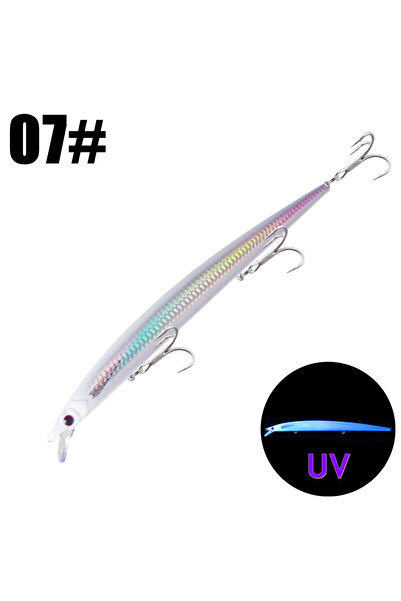 Choice 07 جرينسبايدر تايد سليم مينو طعم صيد عائم 210 مم 34 جم طعم صلب غاطس طو...