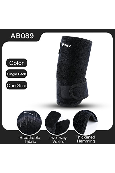 Choice1 AB089-أسود، قطعة واحدة، كم ضاغط للمرفق، دعامة داعمة، مدفئات للذراع، ض...