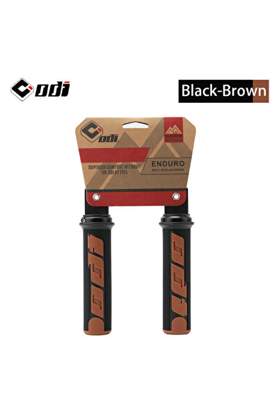 Choice RG98-أسود-بني ODI RG98 مقابض دراجة جبلية مانعة للانزلاق، غطاء مقود درا...