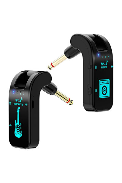 Choice جهاز إرسال واستقبال لاسلكي أسود بتردد 2.4 جيجاهرتز للجيتار، موصل للأجه...