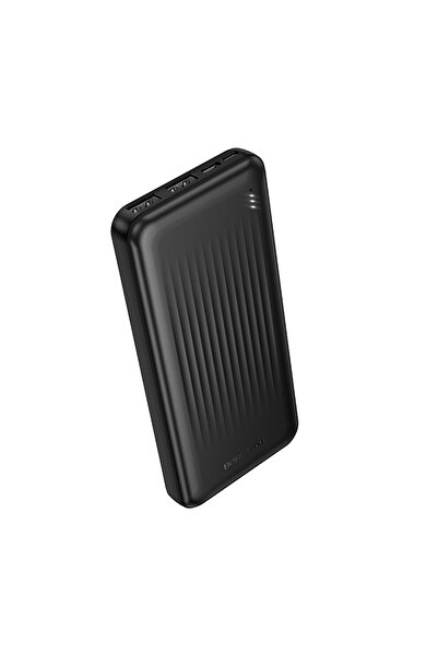 Borofone BJ78 Clever External Battery, 10000mAh, 10W, 2 x USB-A, Black