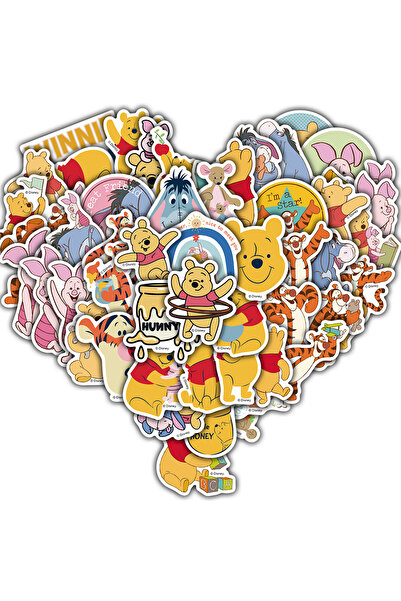 Miniso ٥٠ قطعة من ملصقات ديزني ماي فريندز تيغر وبوه المقاومة للماء، مناسبة لس...