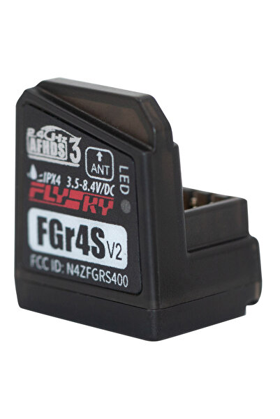 Choice جهاز استقبال Flysky FGR4S V2 واحد، مزود بتقنية AFHDS 3، وهوائي مدمج أح...