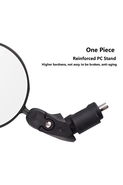 Choice 1pcs Universal Bicycle Rearview Mirror Adjustable RotateWide-Angle Cyc...