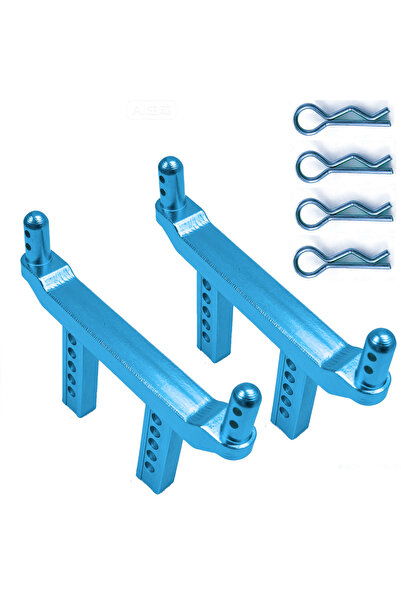 Choice Blue Universal Metal Front Rear Body Pillars Set for FMS FCX16 SCY1610...