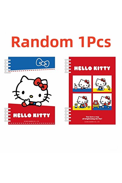 JOY TOP دفتر ملاحظات سانريو هيلو كيتي الأصلي A5، قطعة واحدة عشوائية، بخطوط أف...
