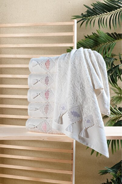 Fiesta Tekstil 50X90 Süzene Dantelli Class 6 Bamboo Towel