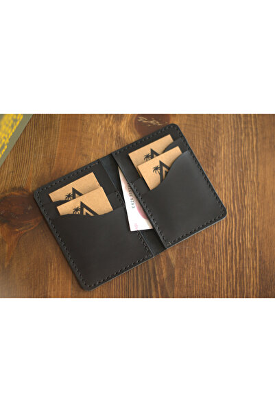 Craftelier Vertical Wallet Genuine Leather 6 Compartments