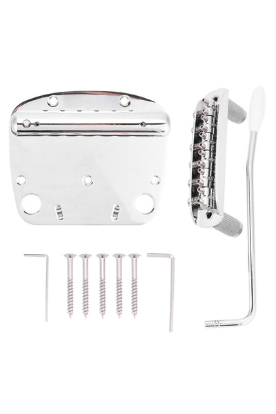Choice A Guitar Tailpiece Bridge Set Tailpiece Bridge Set Tremolo Vibrato Tai...