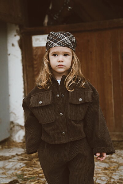 Bienvenu Baby KAHVERENGİ KADİFE CEKET