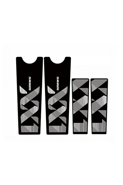 Choice مجموعة ملصقات SRAM XX1 ملونة بيضاء مكونة من 4 قطع، ملصقات أنيقة لمجموع...