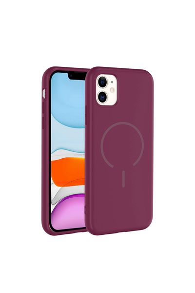 Nezih Case iPhone 11 Uyumlu Magsafe Sarj Özellikli Hafif Tasarım Şık Kapak