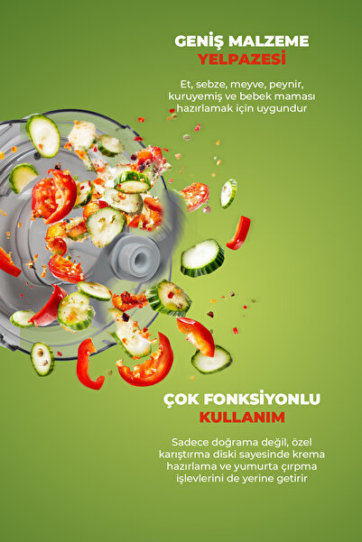 PiranTech YH-11 Cam Hazneli Rondo – Dokunmatik Çalışma – Paslanmaz Çelik Bıçak – 2 Fonksiyonlu