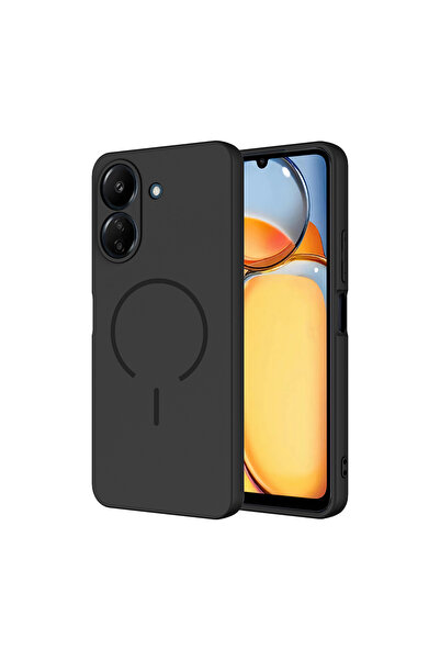 Nezih Case Redmi 13C Uyumlu Magsafe Sarj Özellikli Hafif Tasarım Şık Kapak