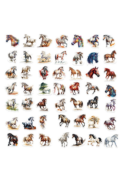 Choice 60 قطعة أو 120 قطعة من ملصقات الخيول والحيوانات المضحكة، ملصقات جرافيت...