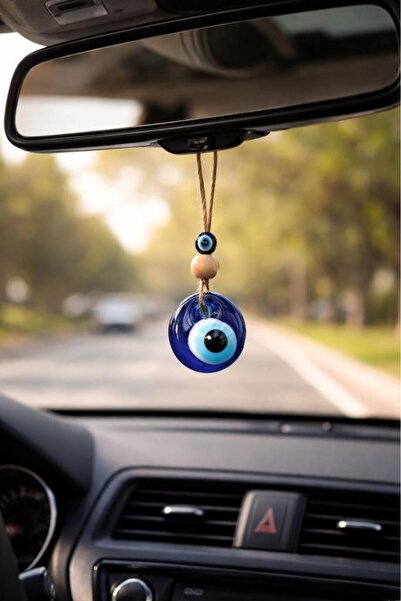 Hd Marketim Cam Nazar Boncuğu Araba Dikiz Ayna Çanta Süsü Ağaç Ev Duvar Dekor...