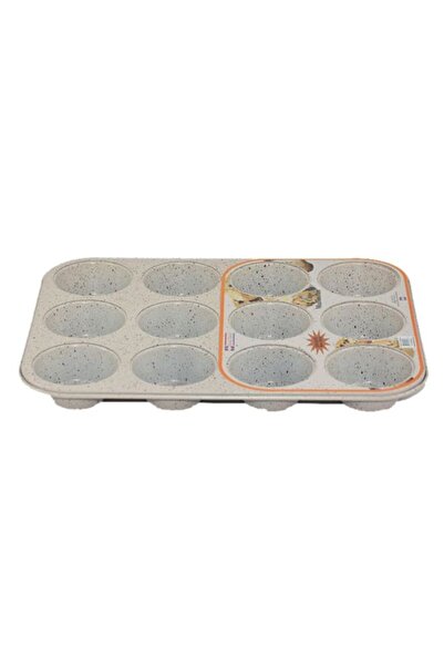 AVCI HOME MAKER Homemaker Granite12 Cup Muffin Pan Grey